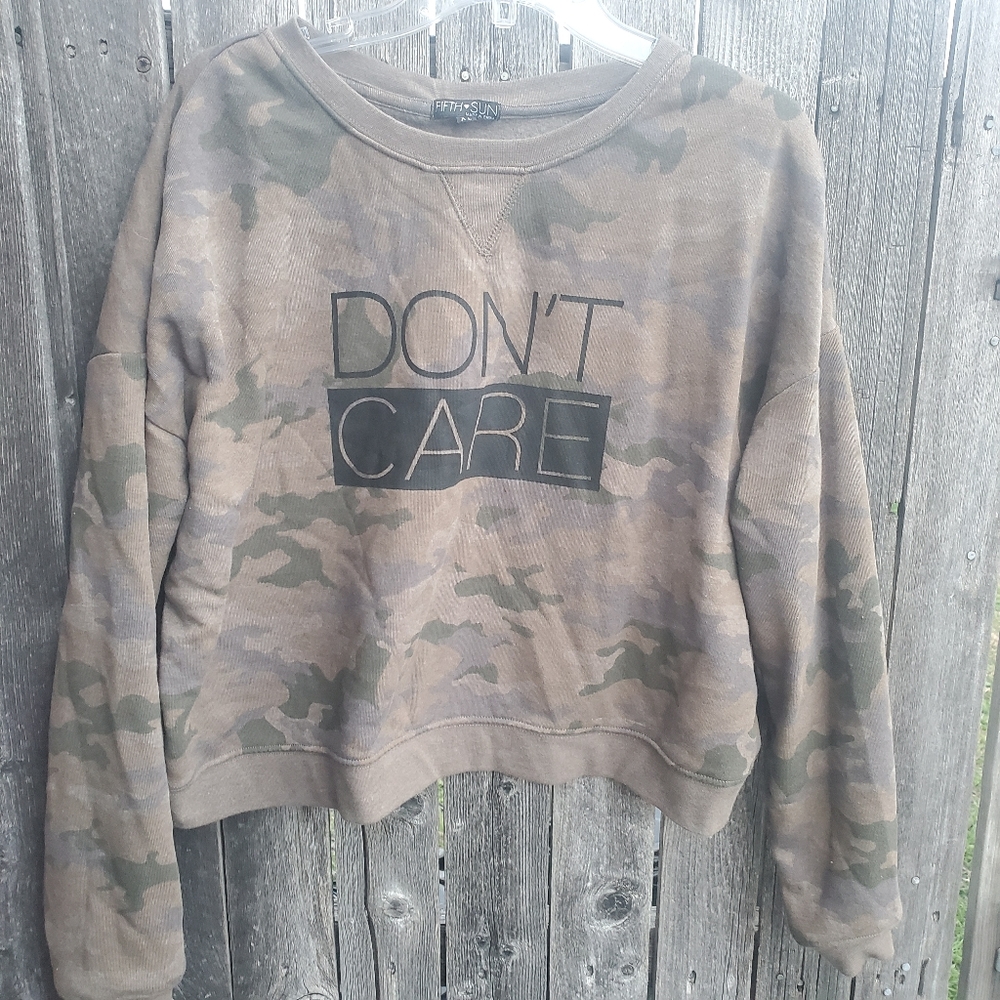 Fifth Sun Army Fatigue Sweater sz XL